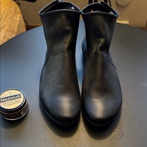 Arche Sleek Black Ankle Boots